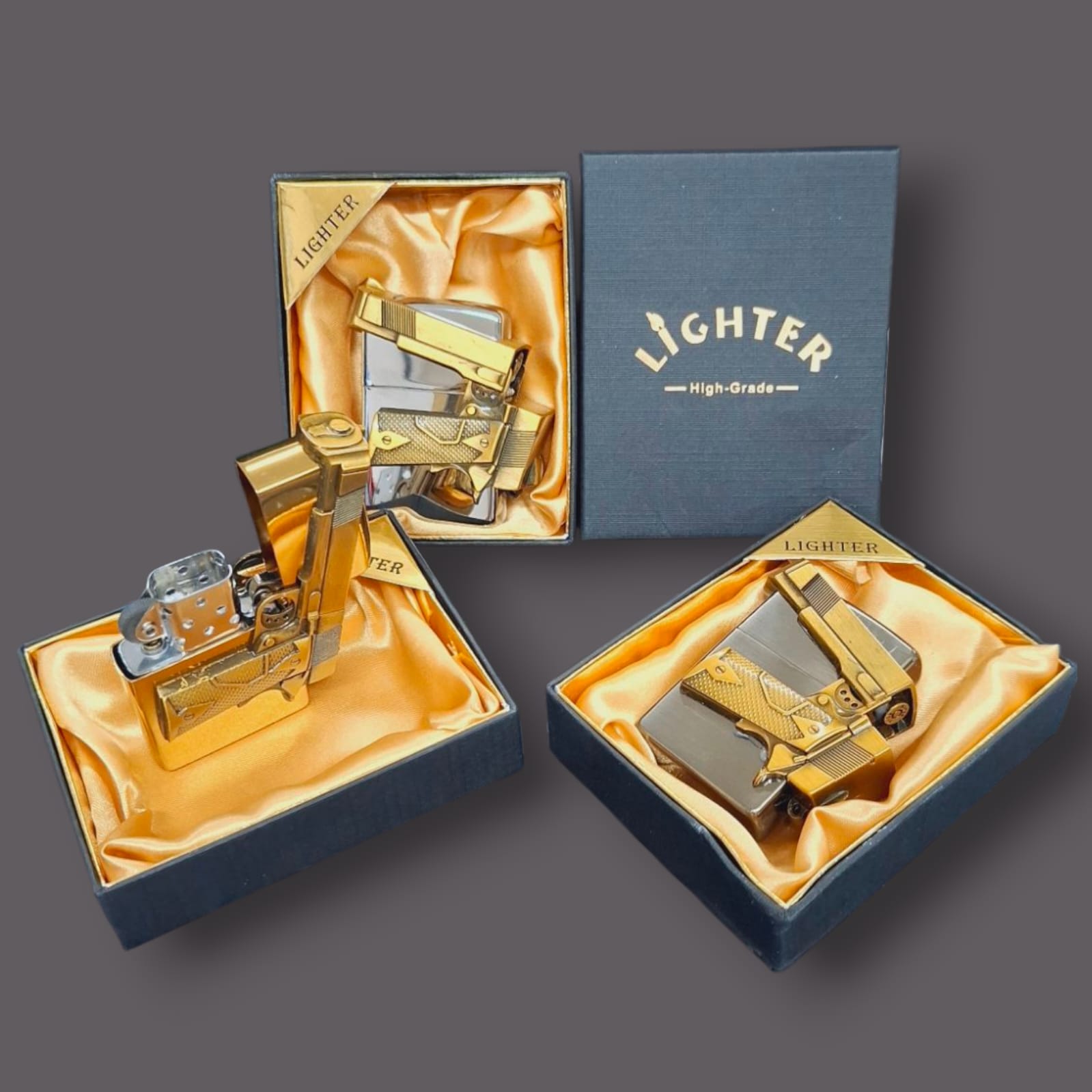 ENCENDEDOR PISTOLA CAJA PREMIUM