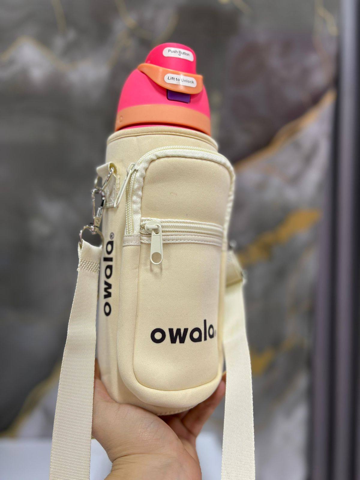 PORTA TERMO OWALA BEIGE