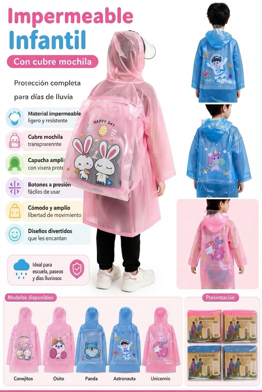 IMPERMEABLE NIÑOS MOD.2