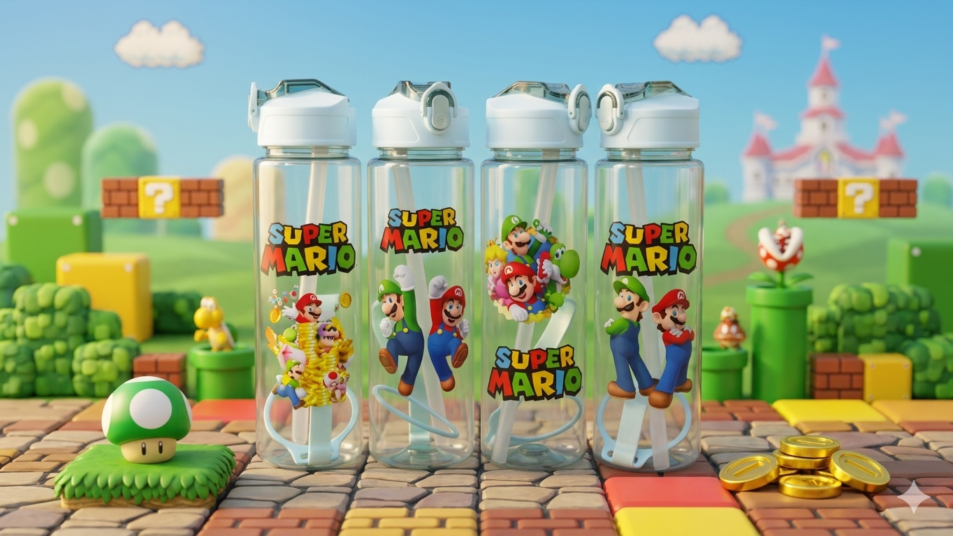 BOTELLA MARIO BROS AQUA
