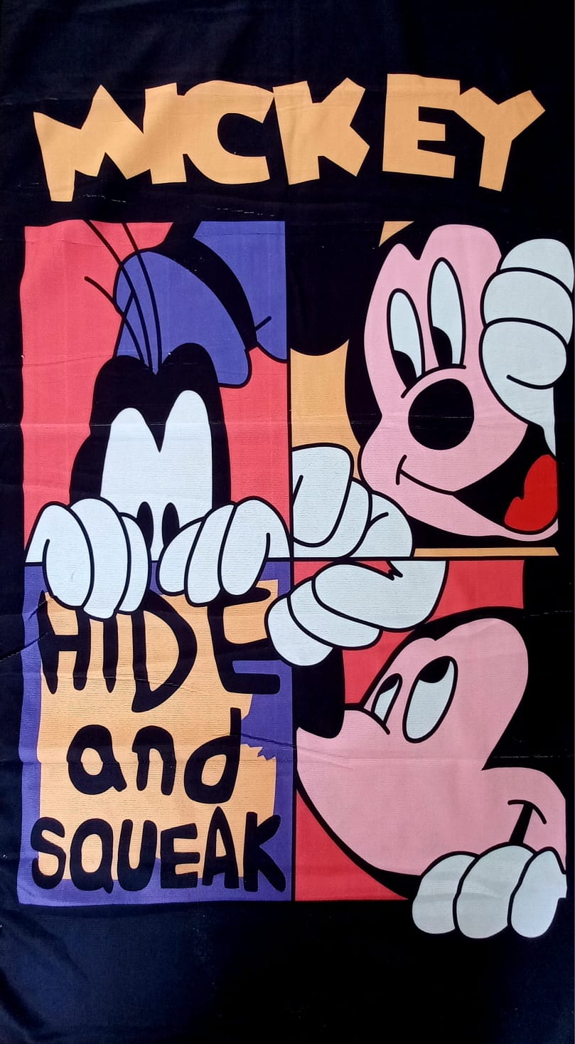 TOALLA INFANTIL DISNEY 1.50 MICKEY Y GOOFY
