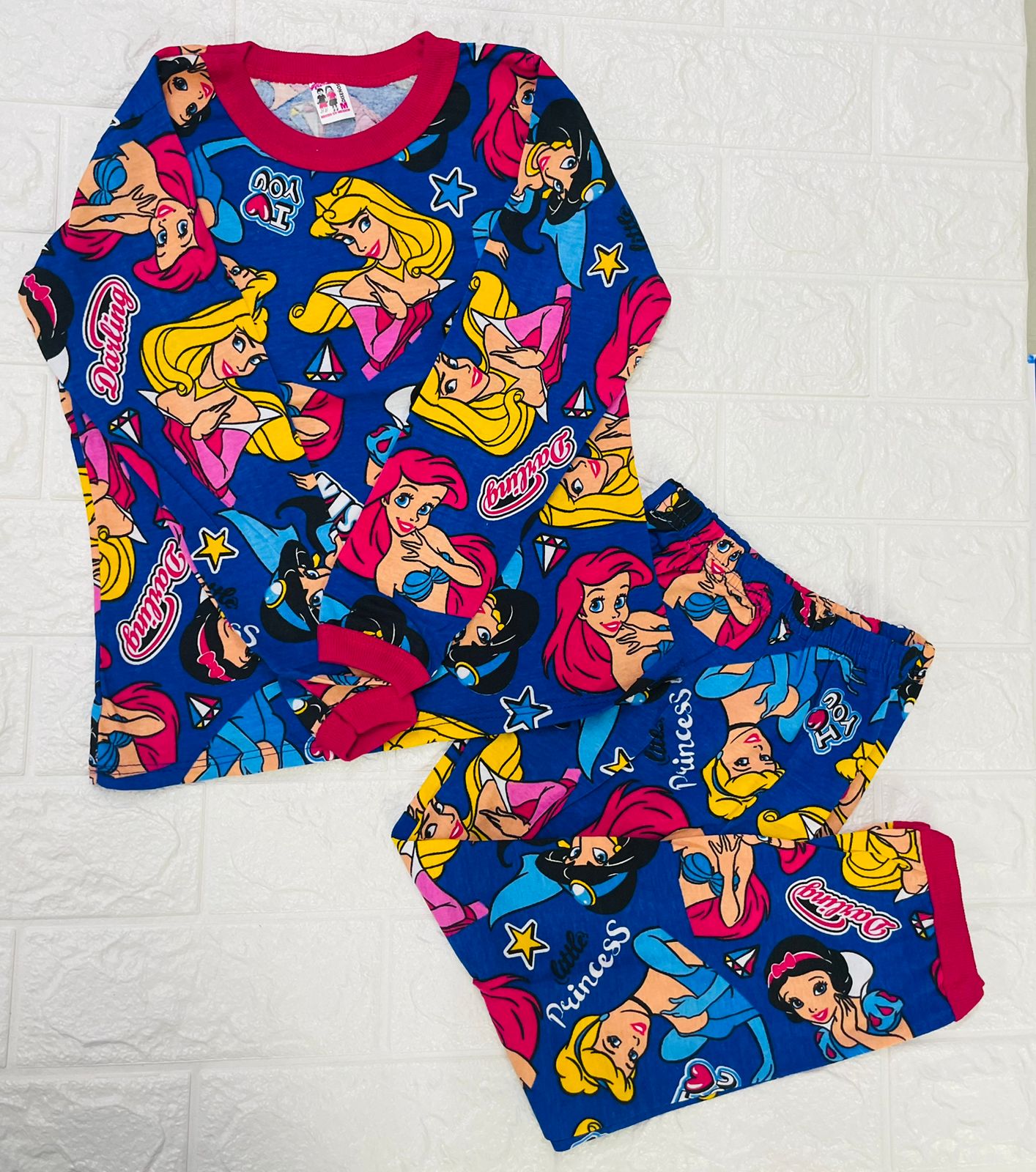 PIJAMA NIÑA PERSONAJES PRINCESAS G