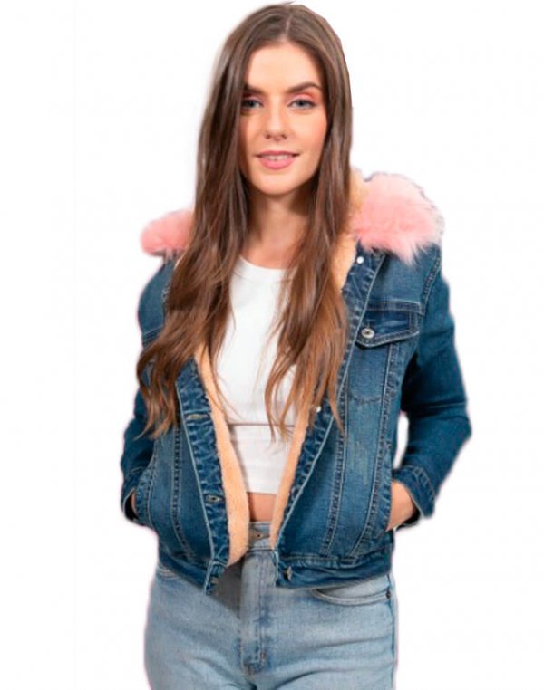 CHAMARRA MEZCLILLA ROOSEVELT 2204 MID NAVY/PINK M
