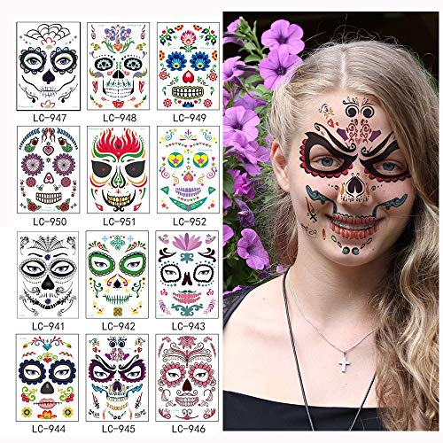 TATTOO CATRINA MOD.LC 12PZ SURTIDAS