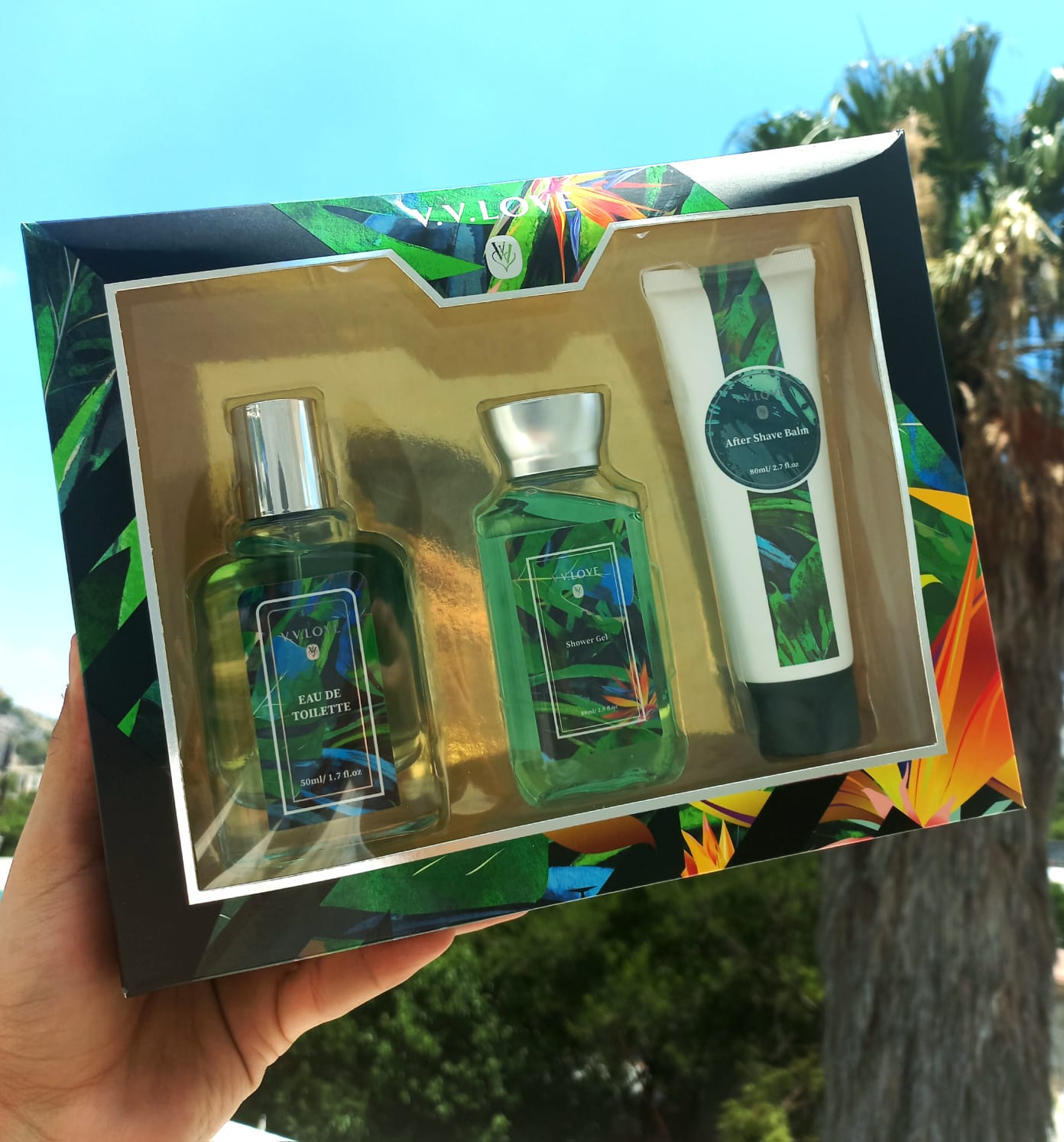 KIT PERFUME CABALLERO TIPO INVICTUS