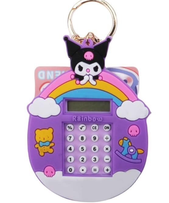 CALCULADORA LLAVERO SANRIO KUROMI