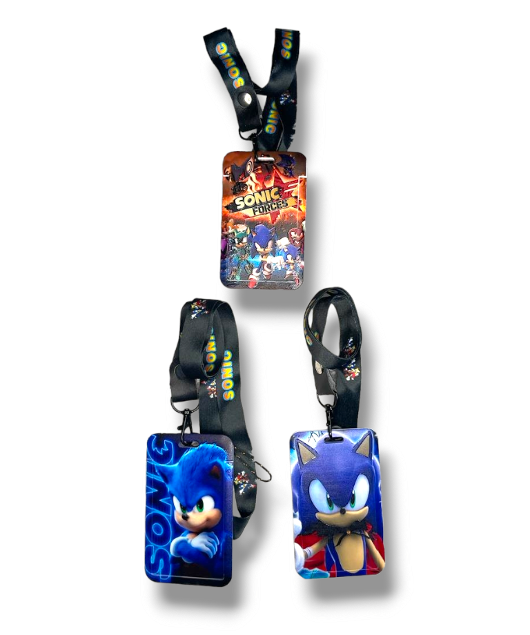 TARJETERO PORTA GAFETE PERSONAJES SONIC