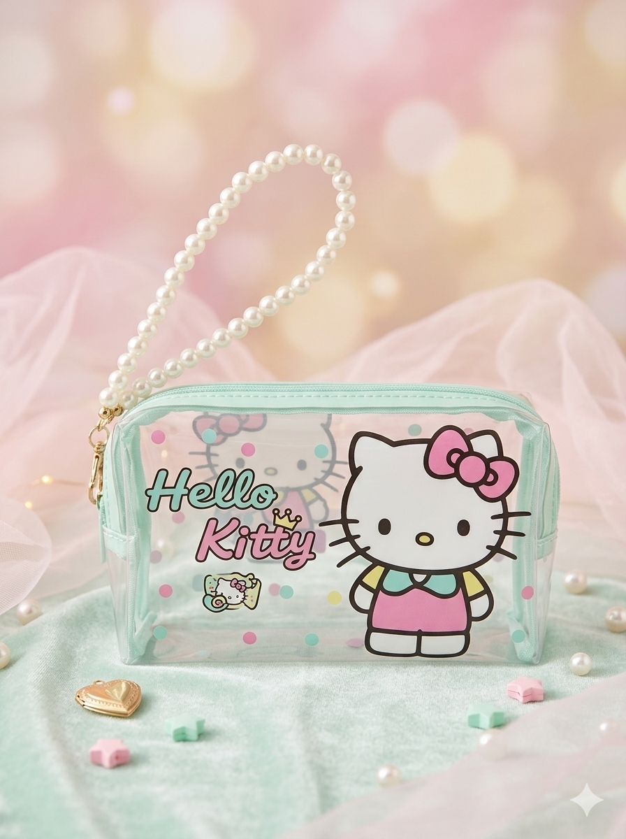 LAPICERA COSMETIQUERA HELLO KITTY AQUA