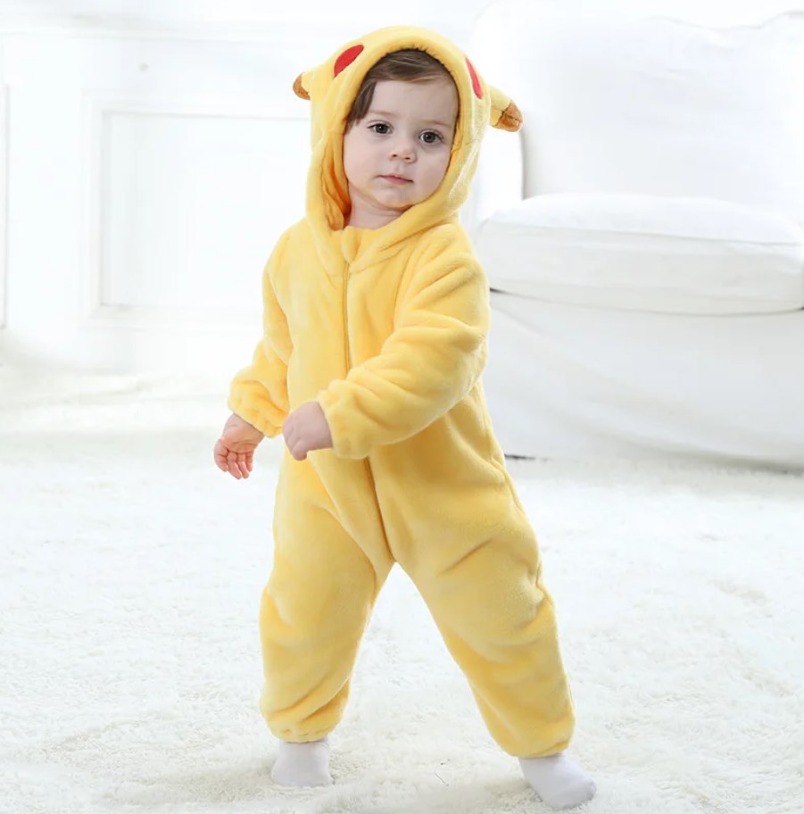 MAMELUCO BEBE PIKACHU 100