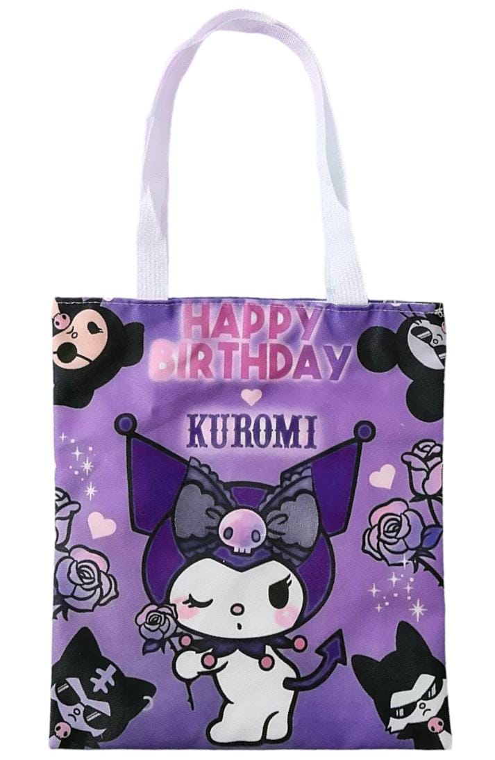 BOLSA SANRIO KUROMI MORADO