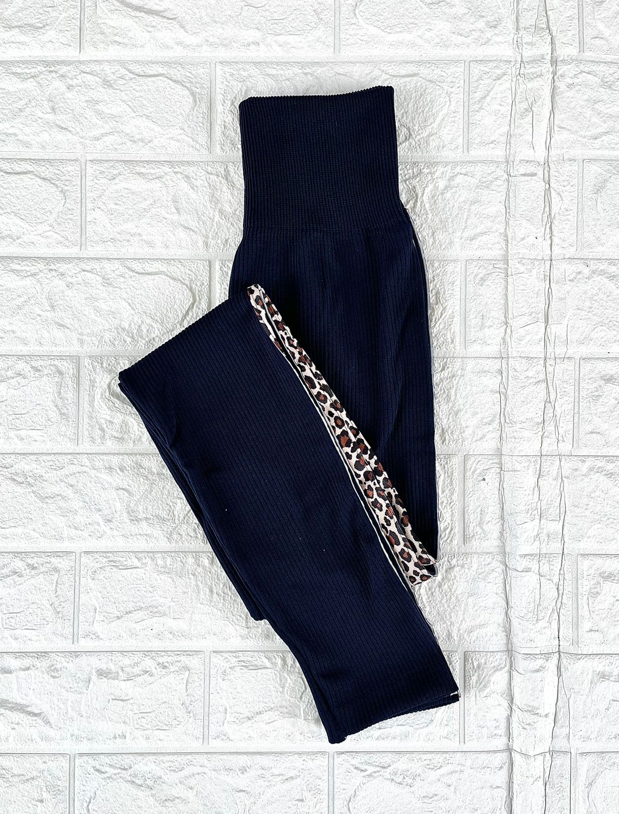 LEGGING ANIMAL PRINT AZUL MARINO