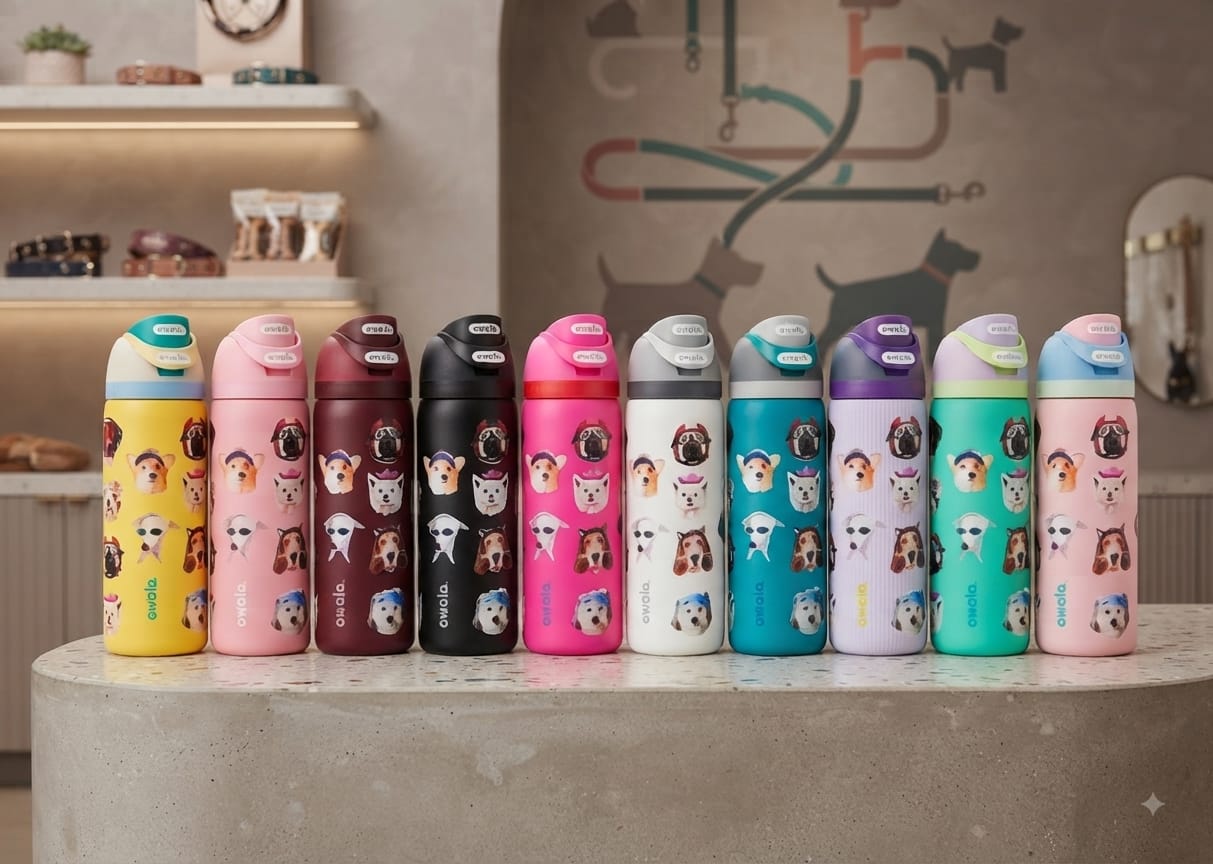 TERMO OWALA PERRITOS 32OZ (945ML)