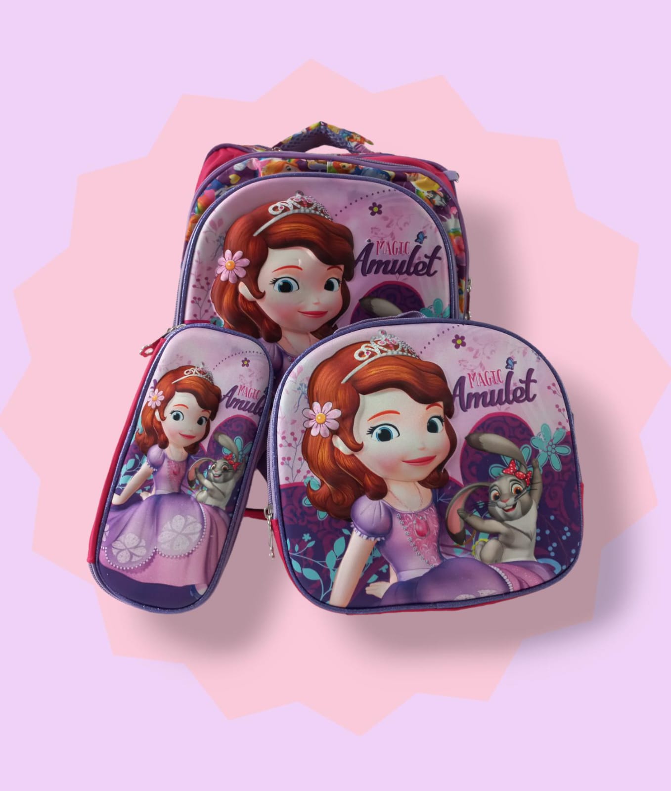 COMBO TRIO MOCHILA LUZ LED 1603