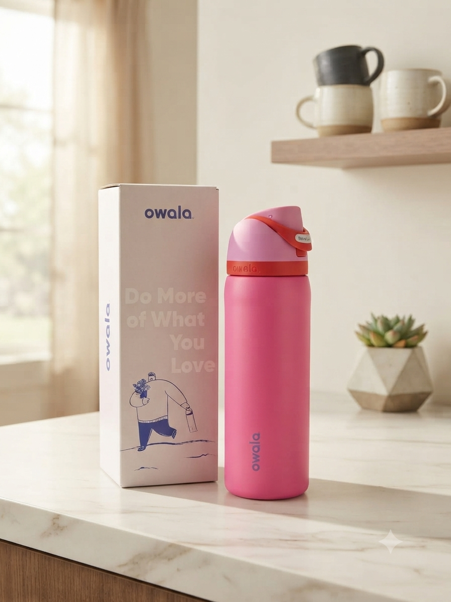 TERMO LISO OWALA 32OZ (945ML) FUCSIA
