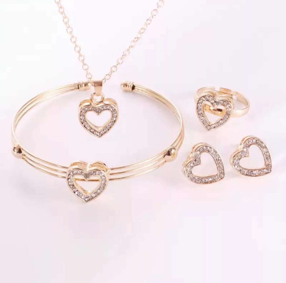 SET DE JOYERIA #55 CORAZON 2