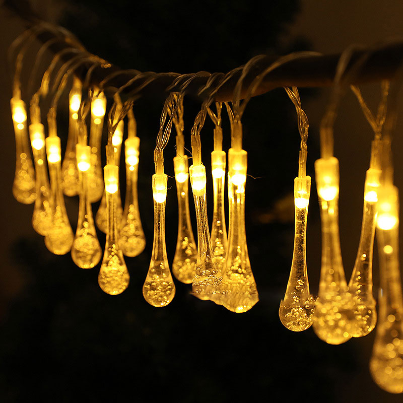 LUCES DE GOTA AMARILLAS