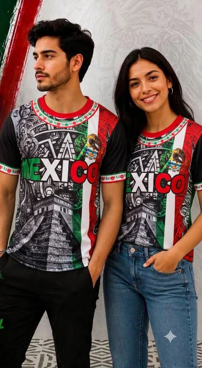 PLAYERA MEXICO DISEÑOS