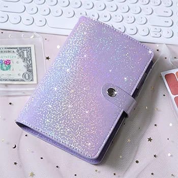 ORGANIGASTOS GLITTER LILA