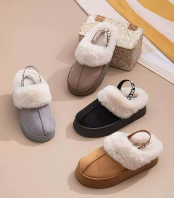 PANTUFLAS CON ELASTICO NIÑA #CGG