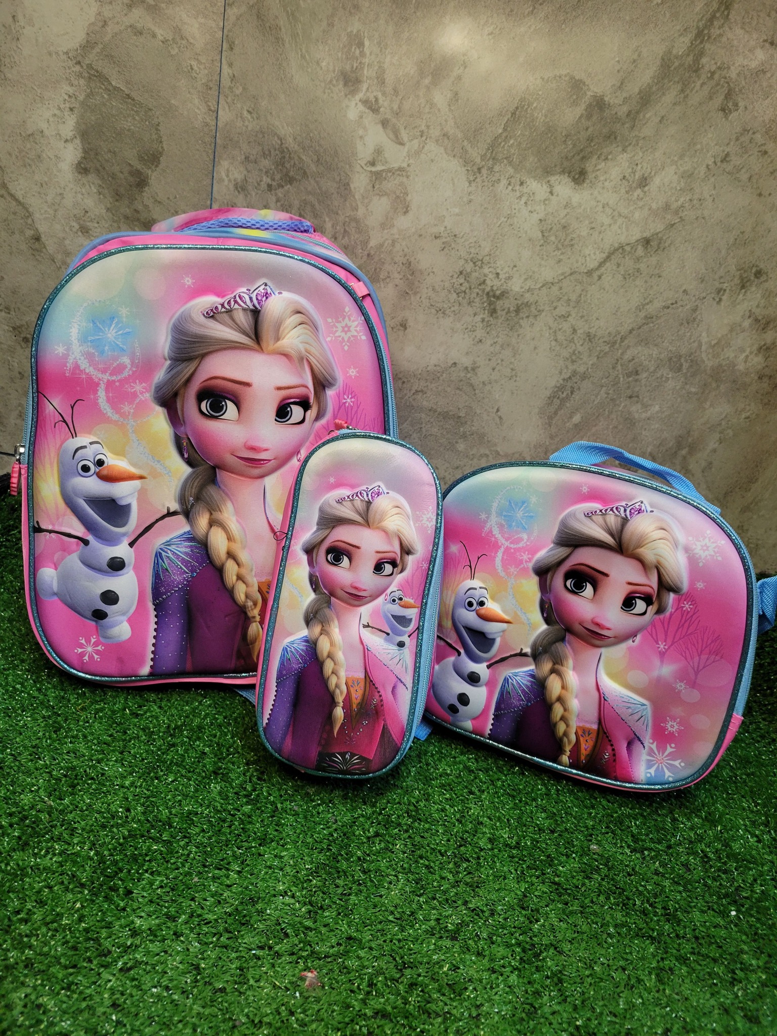 MOCHILA COMBO PRESCOLAR CON LUZ ELSA #234