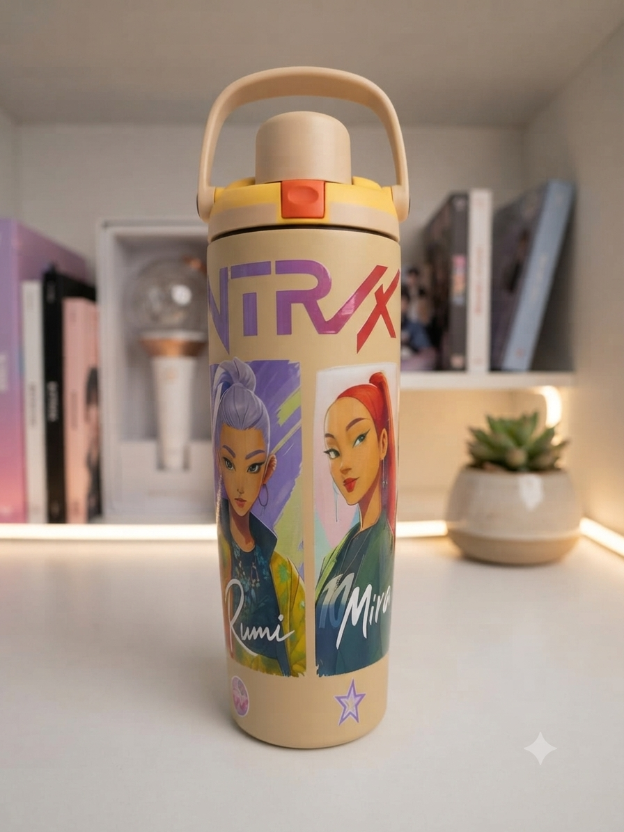TERMO OWALA 32 OZ (1000ML) GUERRERAS KPOP BEIGE