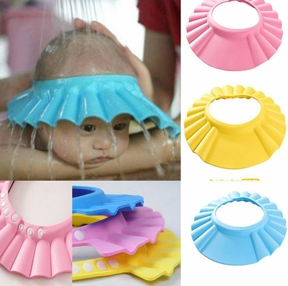 VISERA GORRO PARA BAÑO BEBE AMARILLO