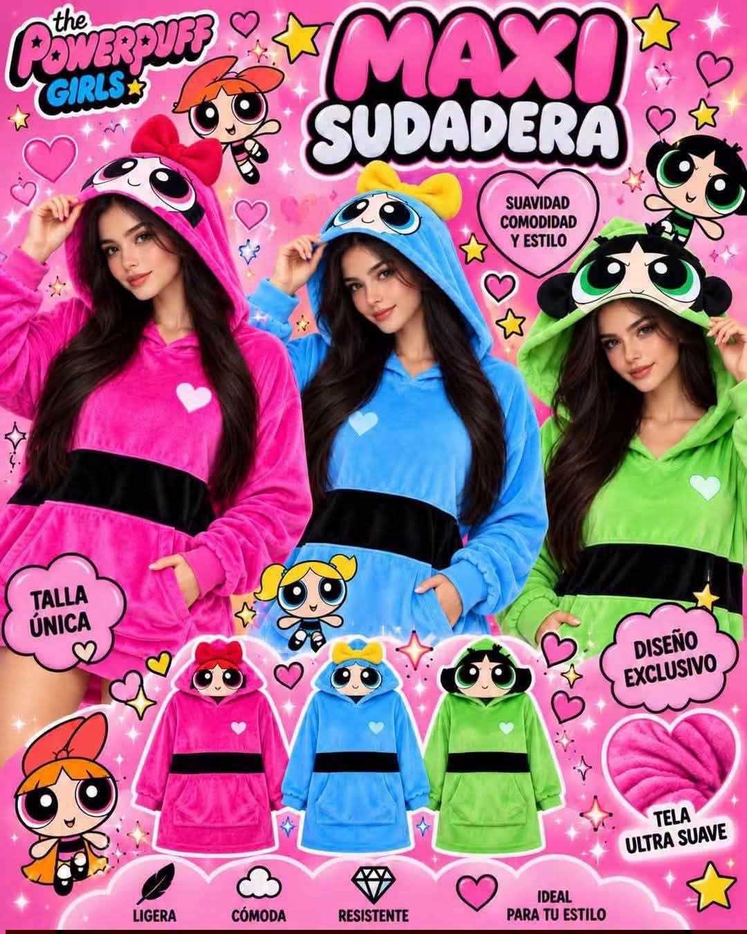 MAXI SUDADERA CHICAS SUPER P.