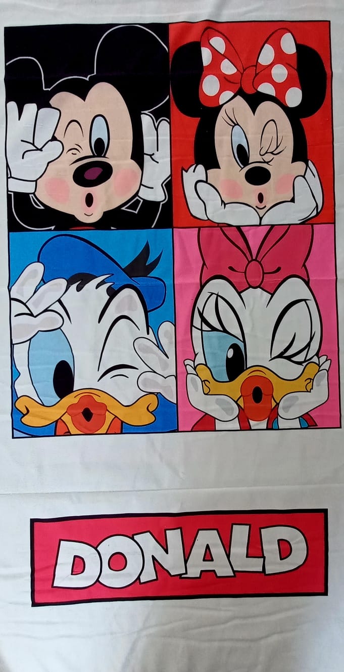 TOALLA INFANTIL DISNEY 1.50 DONALD Y AMIGOS