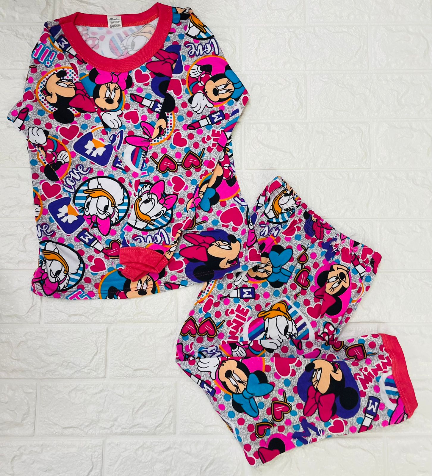 PIJAMA NIÑA PERSONAJES MINNIE M