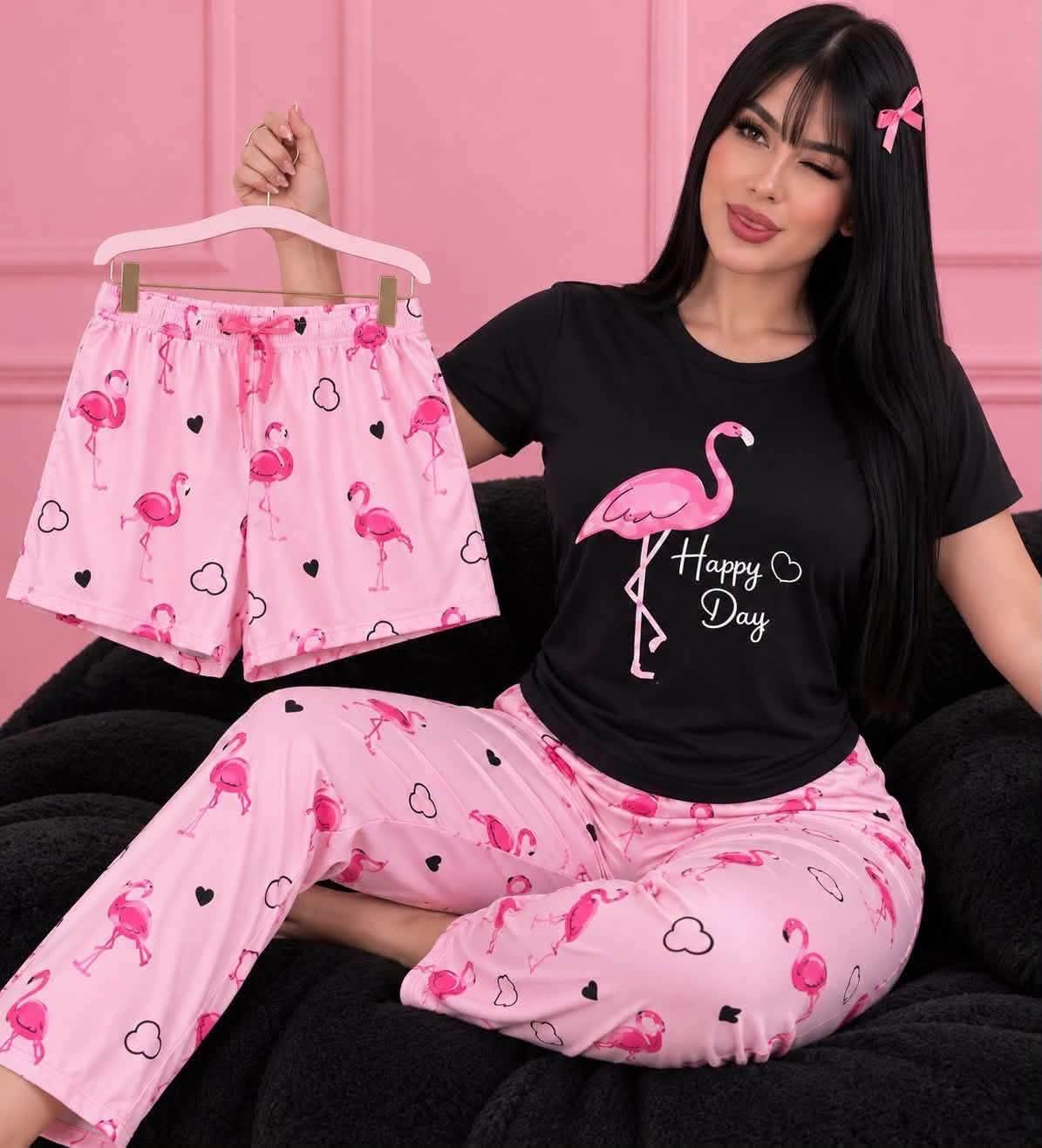 CONJUNTO PIJAMA 3PZ FLAMENCO