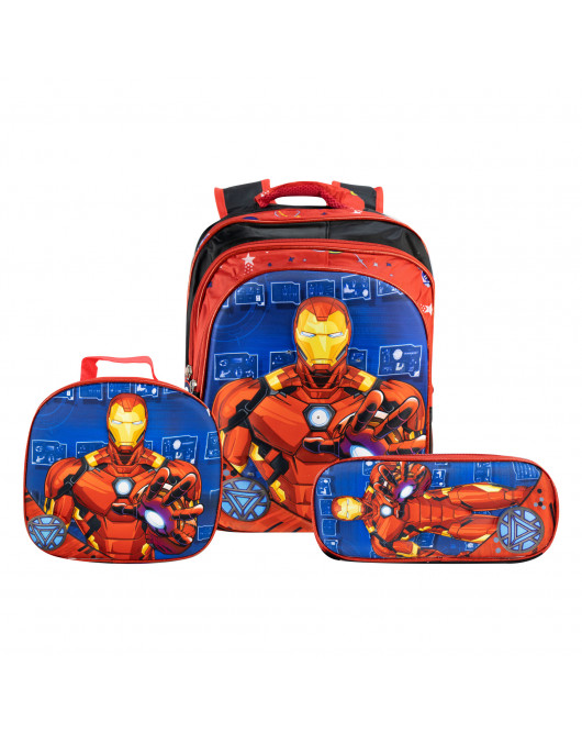 MOCHILA LED COMBO TRIPLE CON CARRITO DESMONTABLE IROMAN