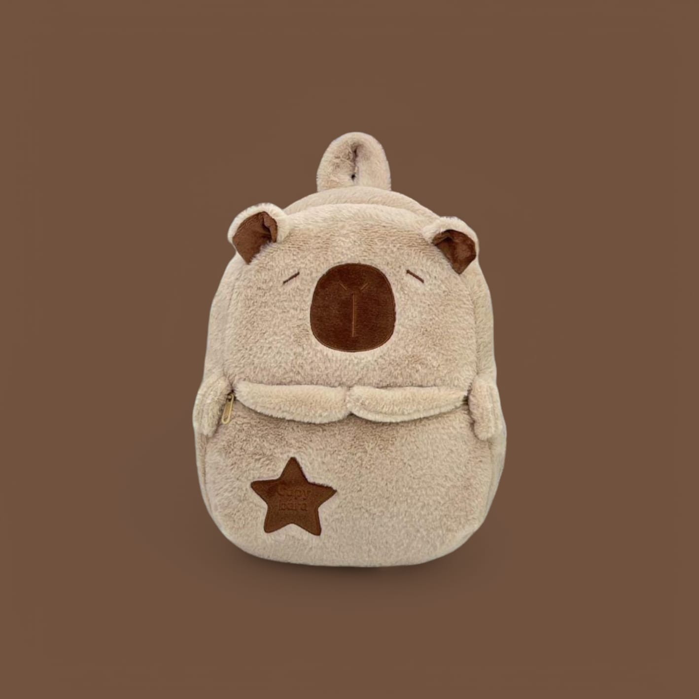 MOCHILA CAPIBARA BEIGE #095