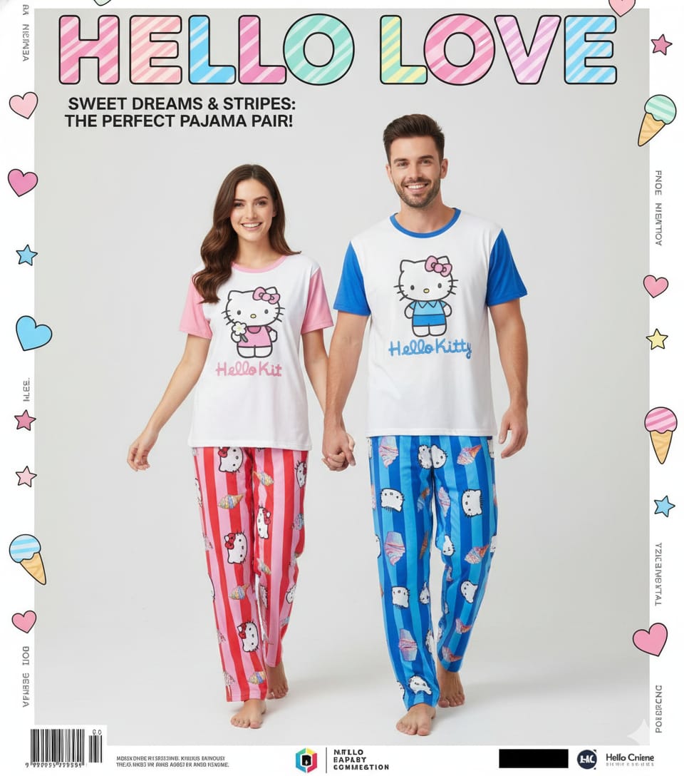 DUO PIJAMAS PAREJAS BRUSH