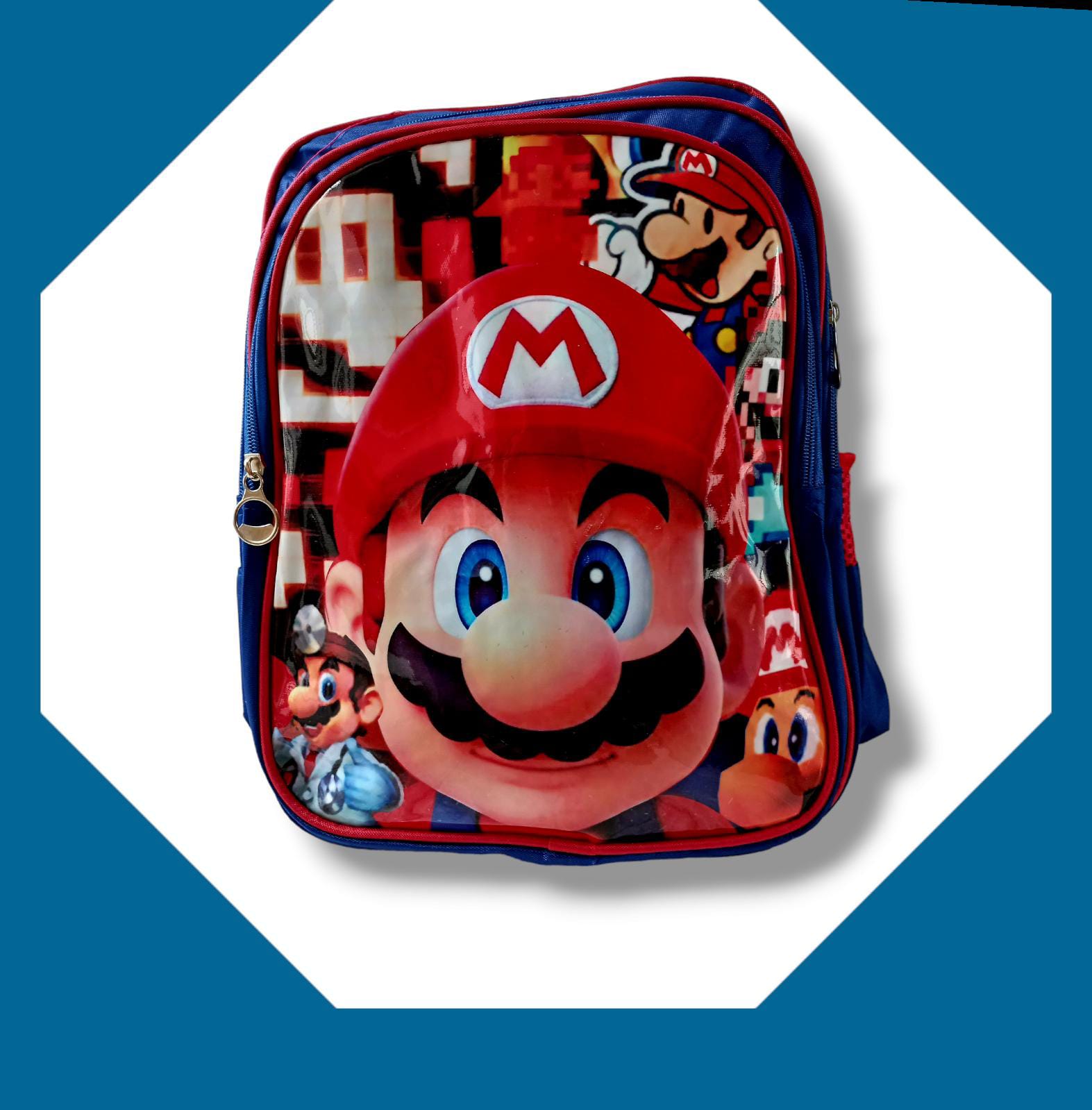 MOCHILA INDIVIDUAL PRIMARIA PERSONAJES MARIO BROS