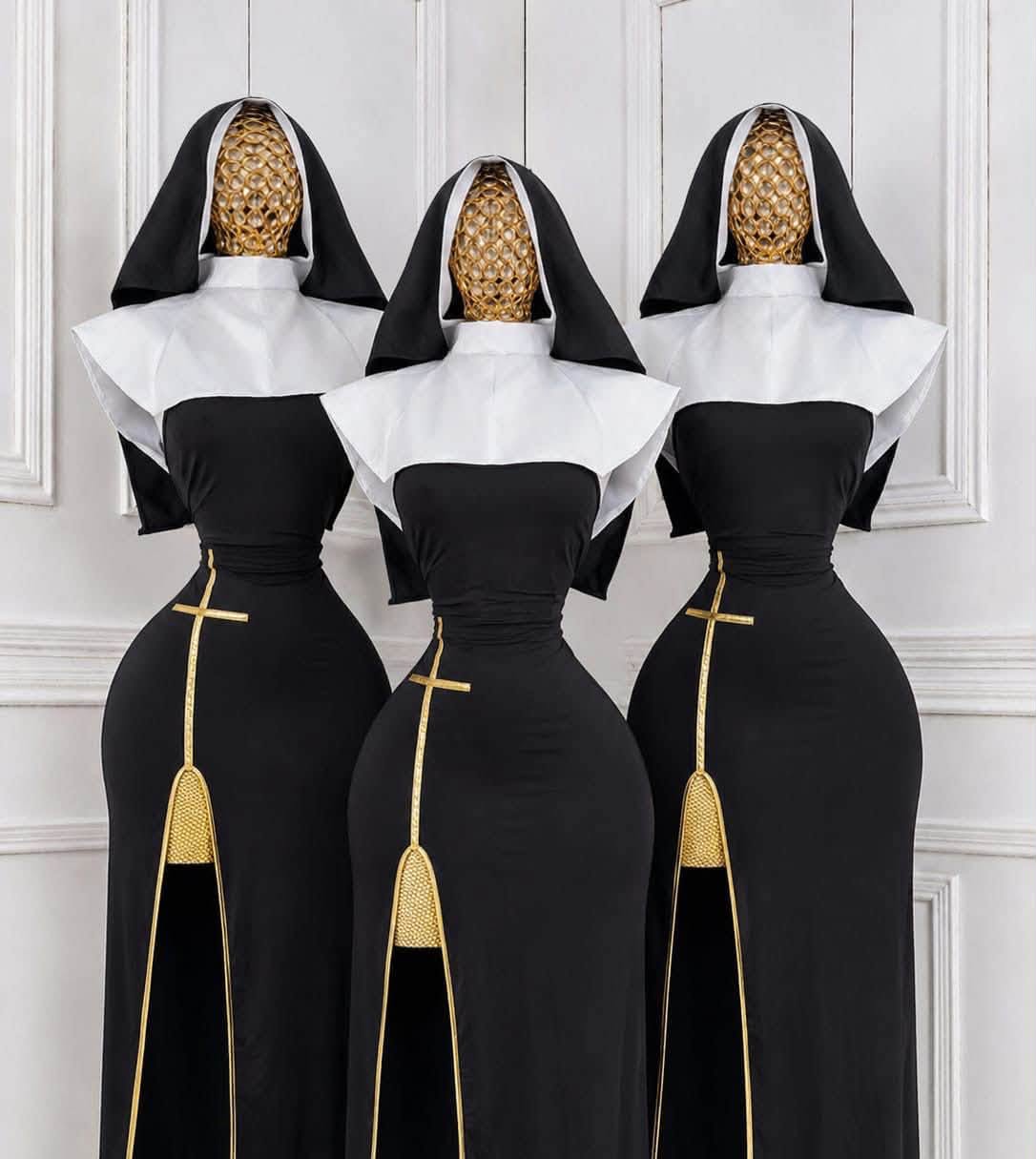 DISFRAZ HALLOWEEN MONJA
