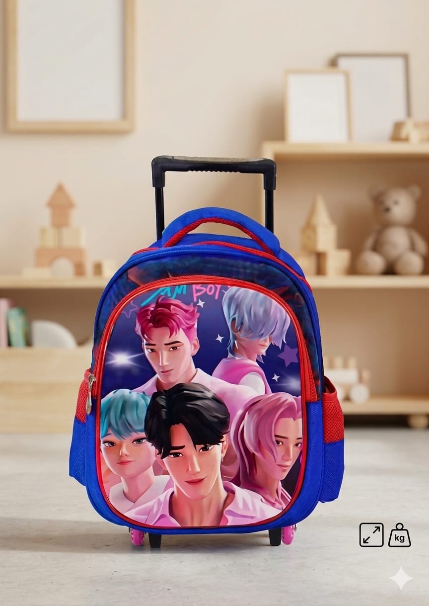 CARRITO MOCHILA SORPRESA KINDER SAJA BYOS/NIÑO ARCOIRIS