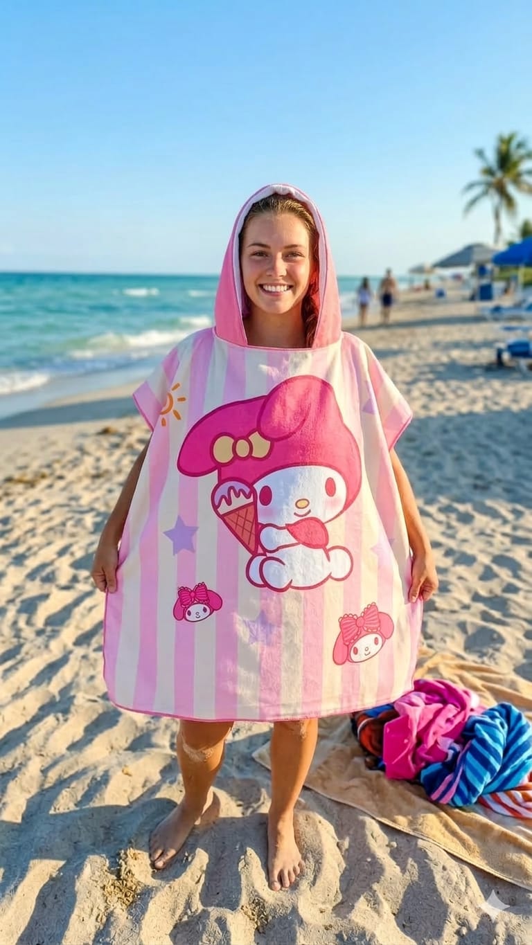 TOALLA PONCHO MELODY