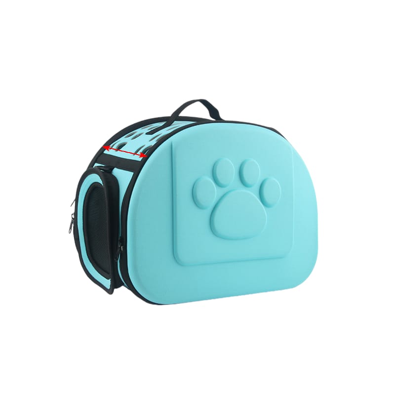 TRANSPORTADORA PARA ANIMALES CELESTE