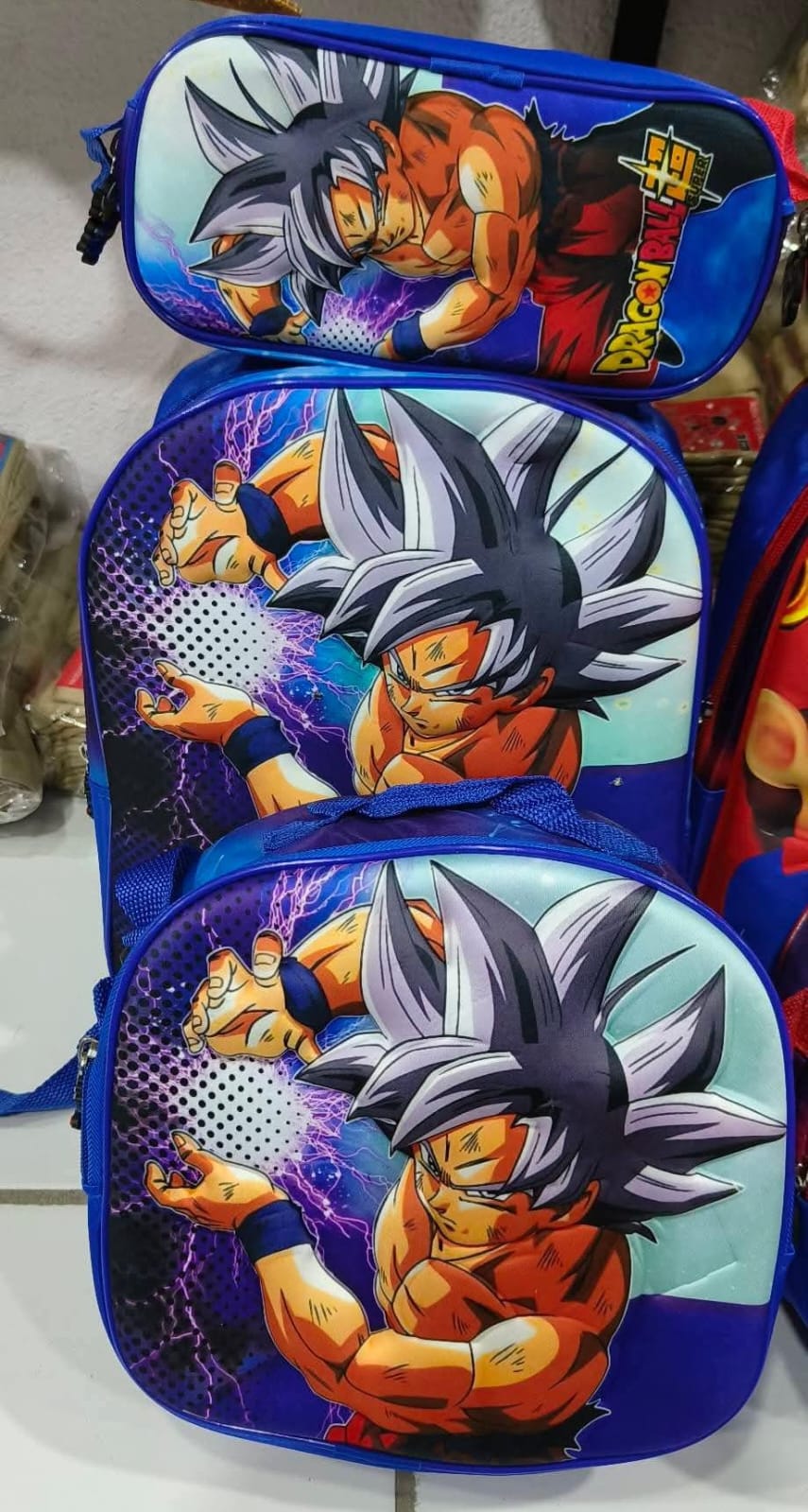 MOCHILA COMBO PRESCOLAR CON LUZ DRAGON BALL #234