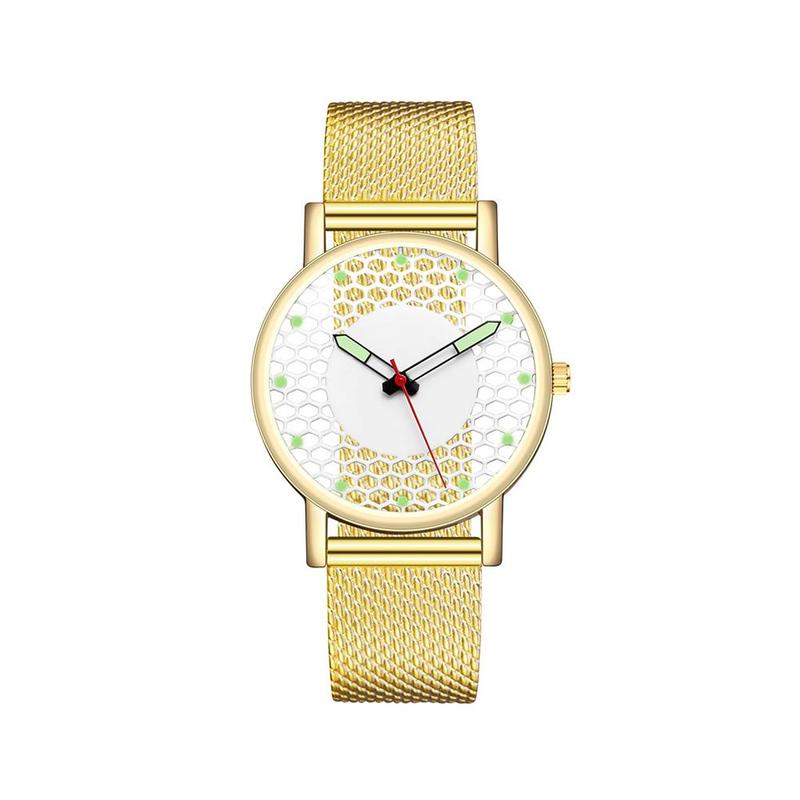 RELOJ MANECILLAS LUMINOSAS UNISEX DORADO