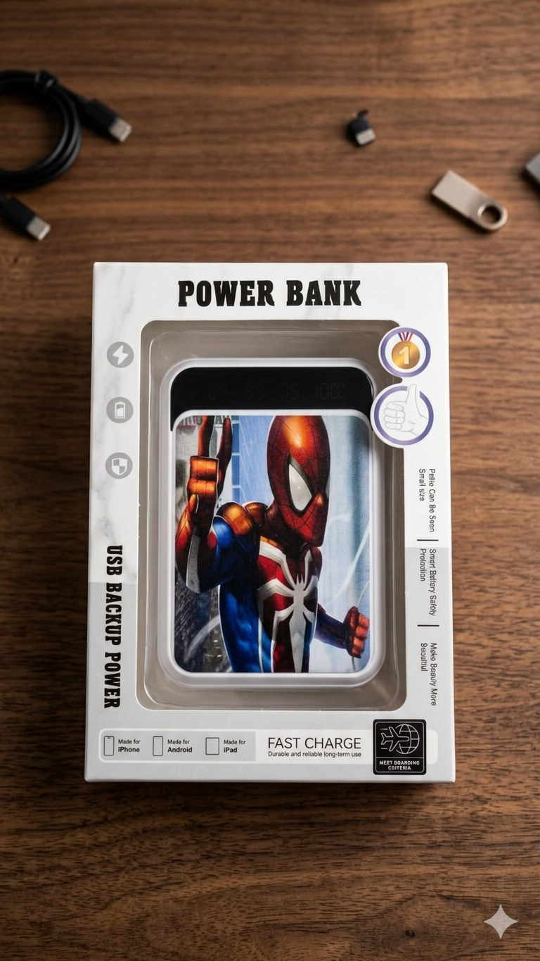 POWER BANK PERSONAJES SPIDERMAN