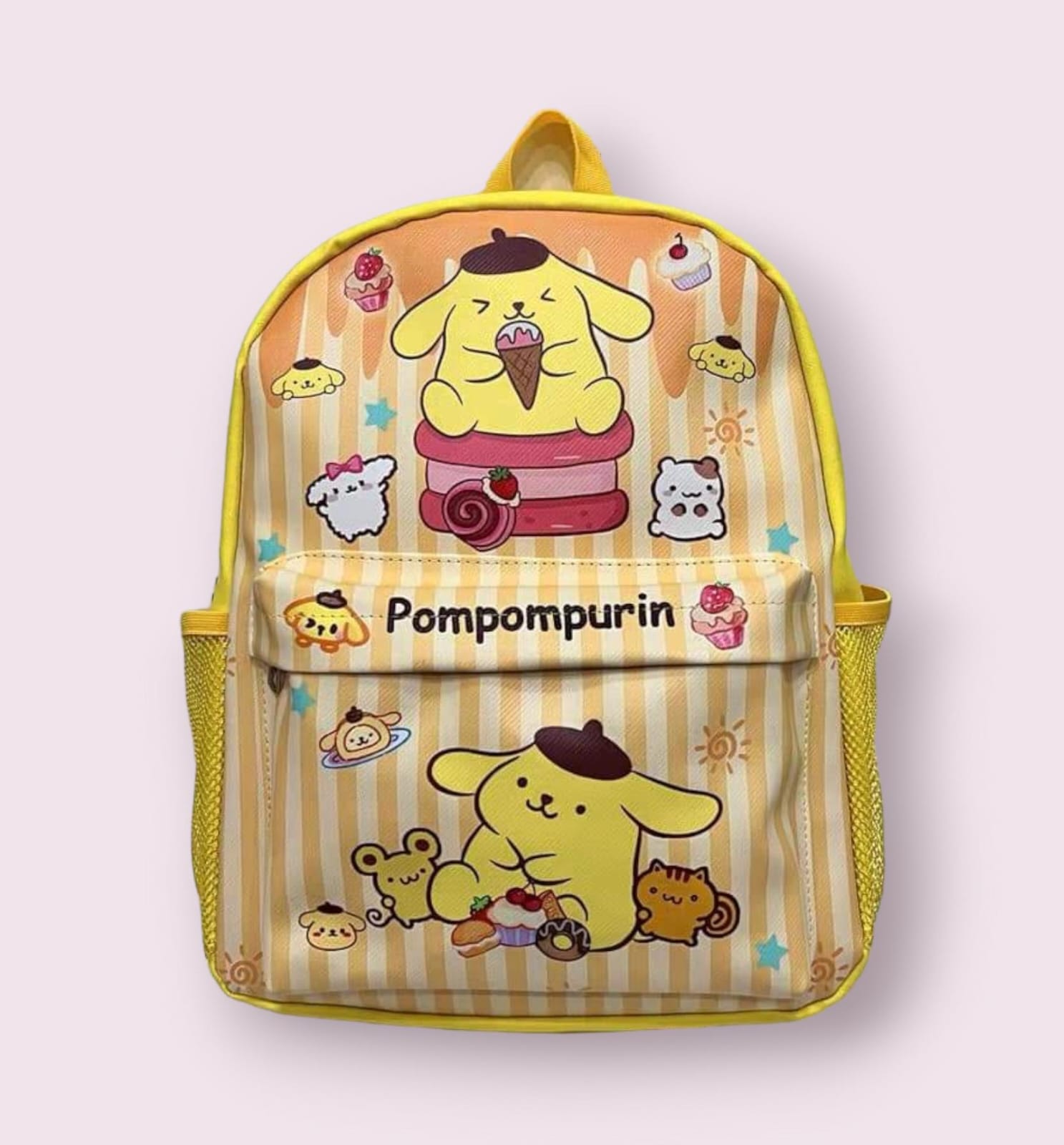 MOCHILA ESCOLAR SANRIO POMPOMPURIN