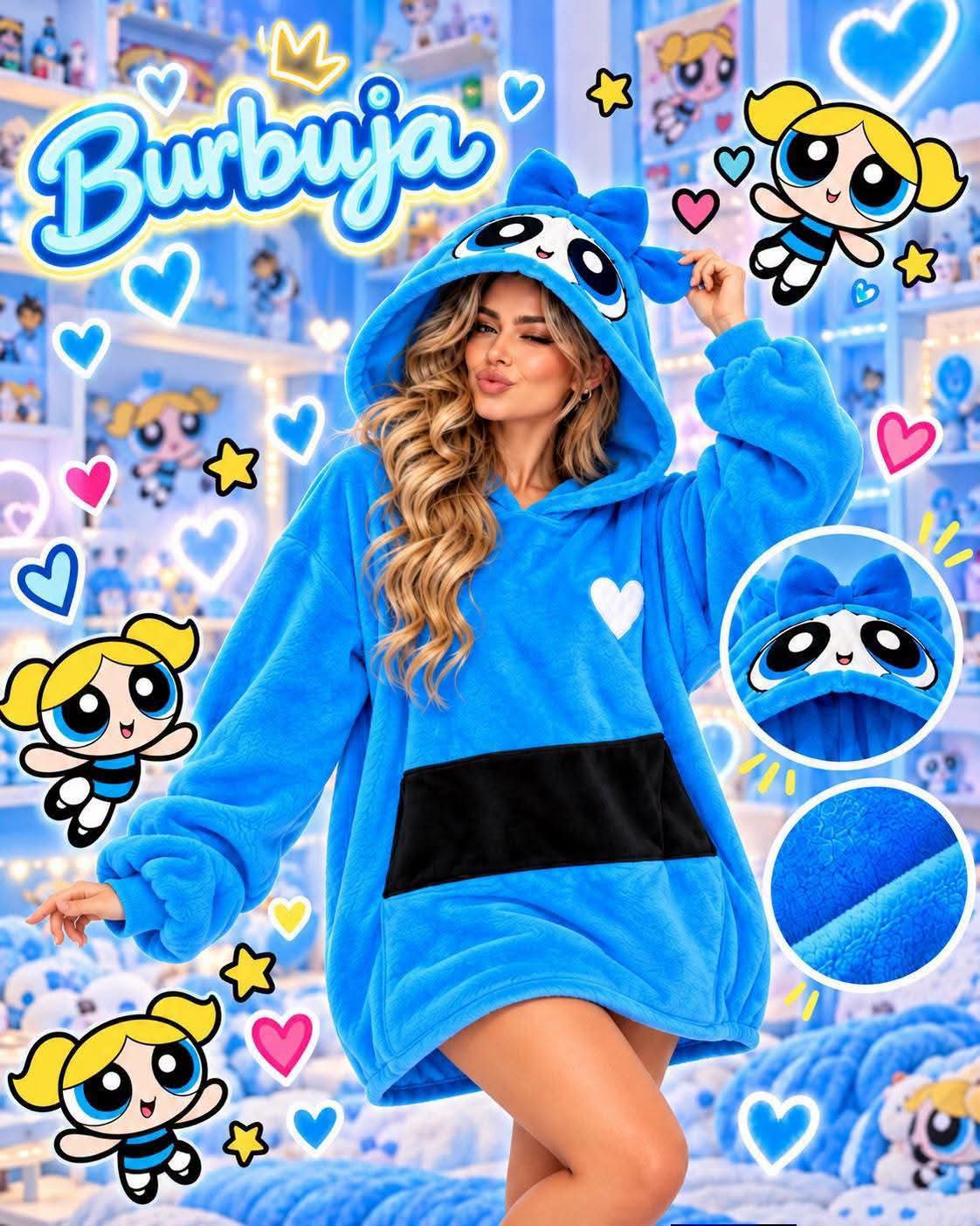 MAXI SUDADERA CHICAS SUPER P. BURBUJA XL