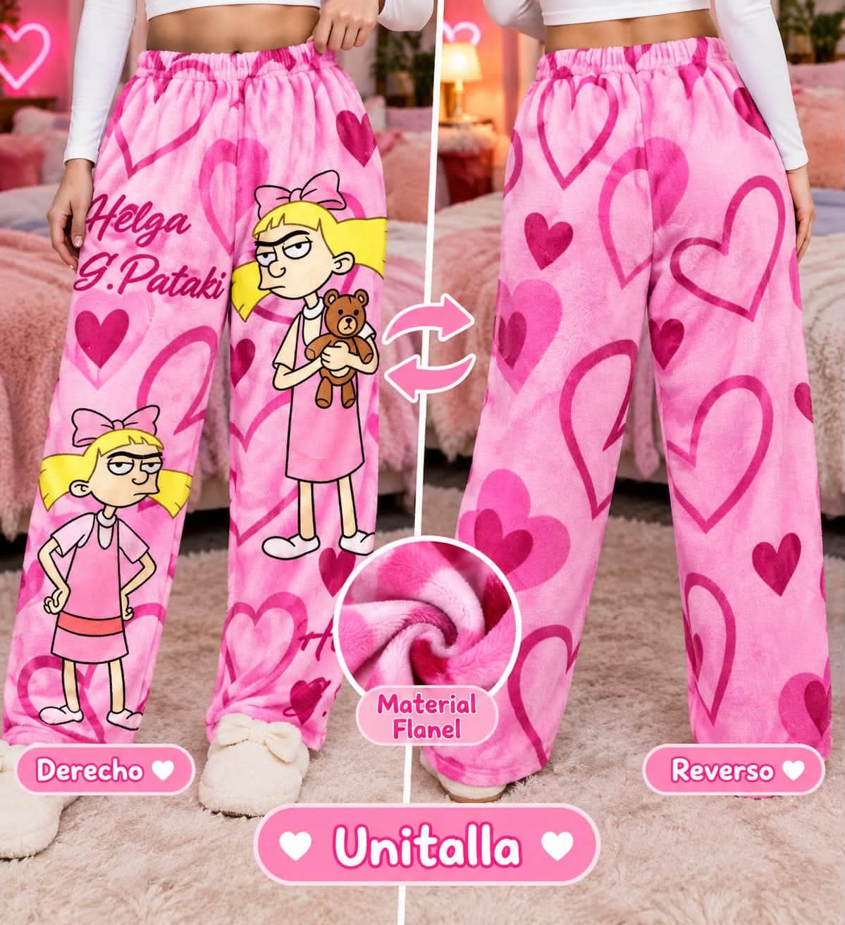 PIJAMA PANTS PERSONAJES HELGA