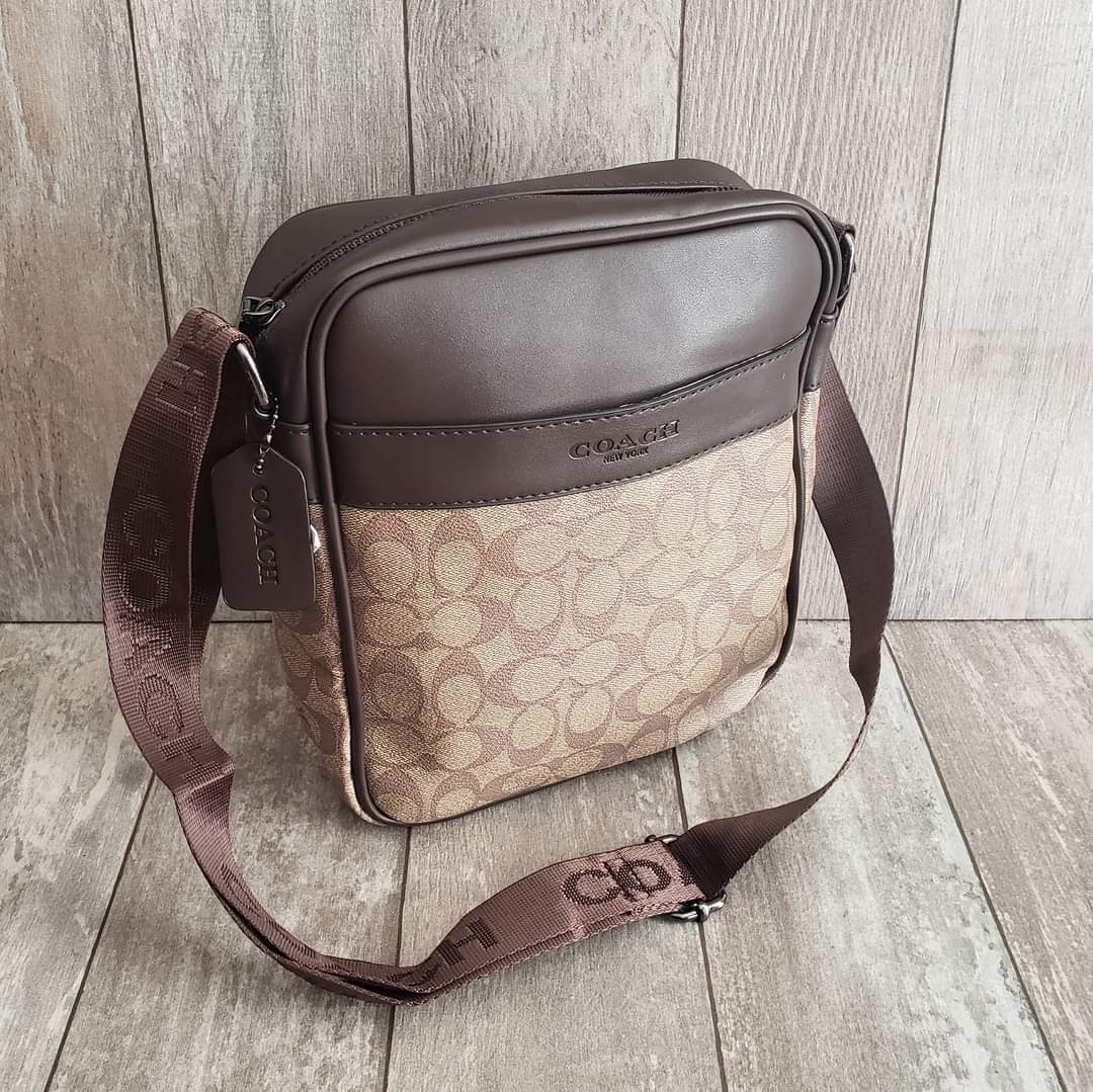 BANDOLERA COACH CABALLERO CAFE CLARO