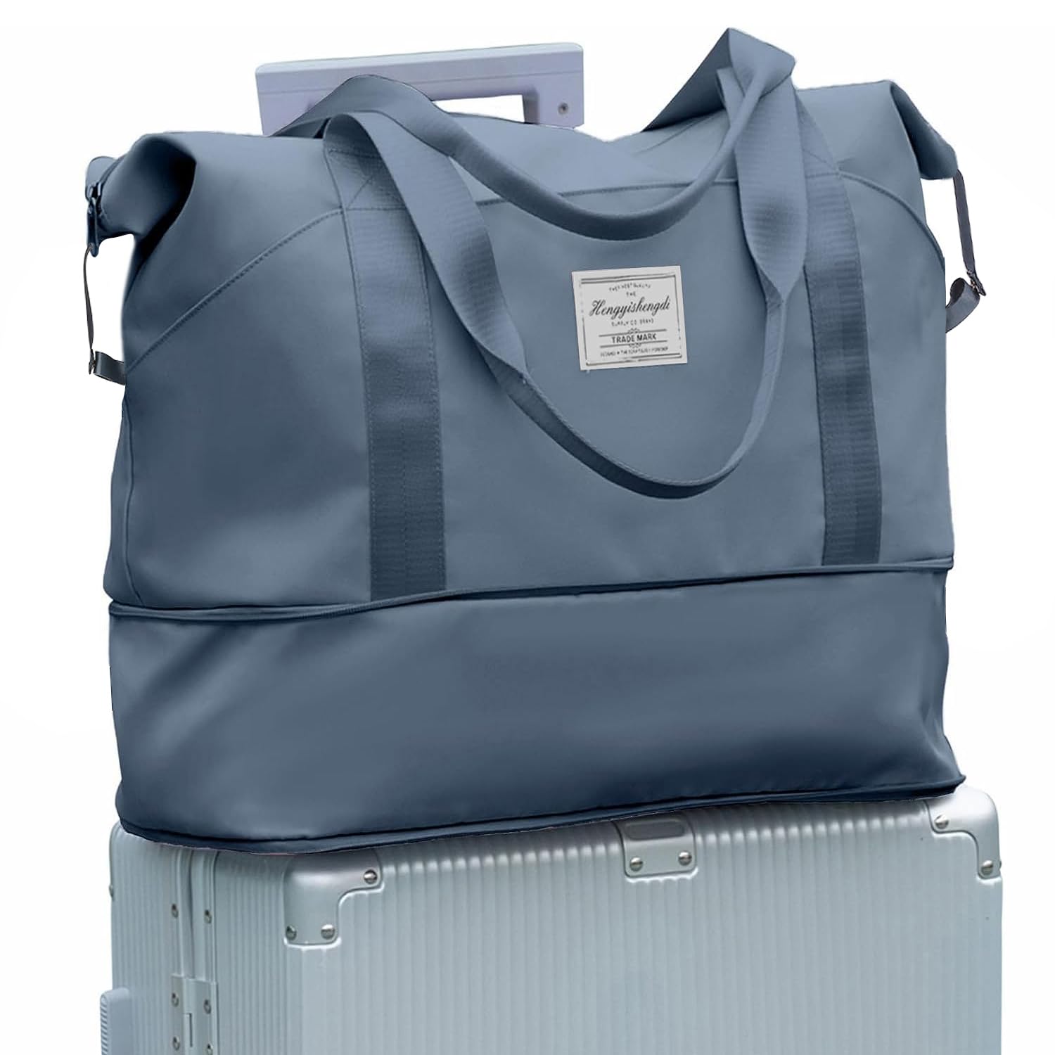 BOLSA DE VIAJE EXPANDIBLE CELESTE