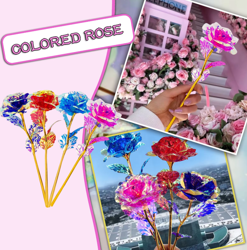 ROSAS ETERNAS LED CAJA ROSA 8PZ