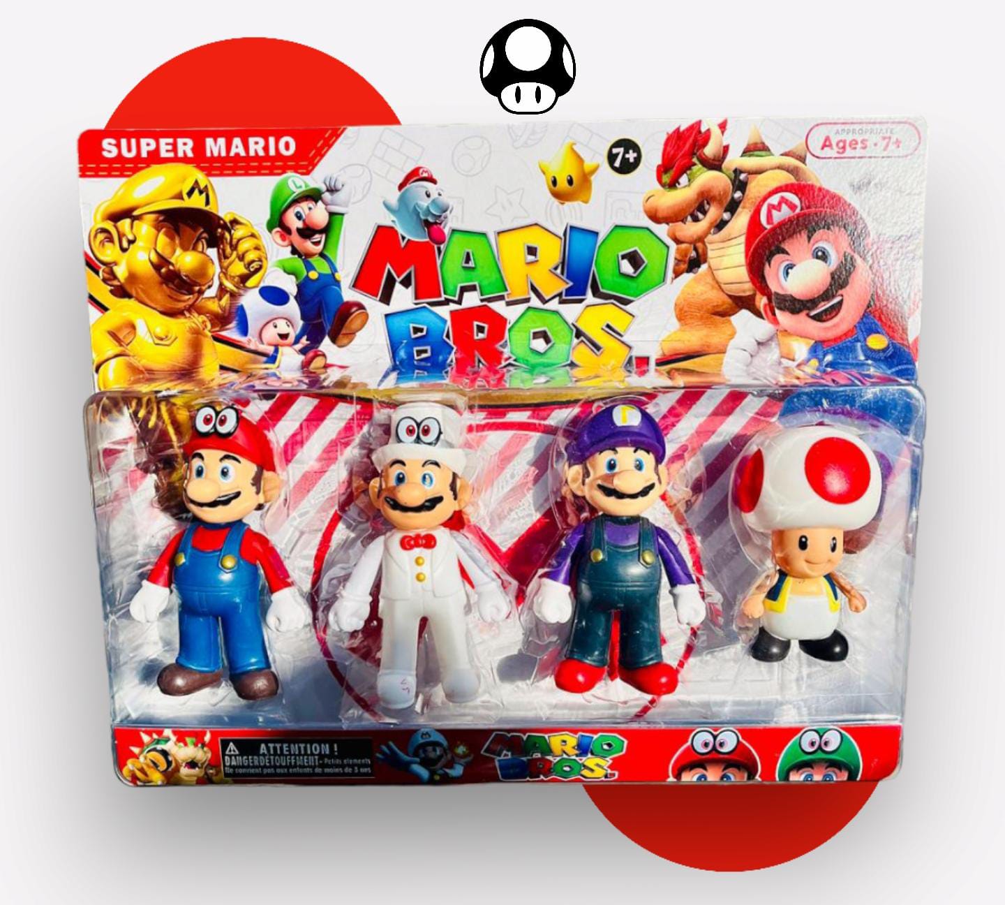 SET MUÑECOS MARIO BROS MOD.3 TOAD