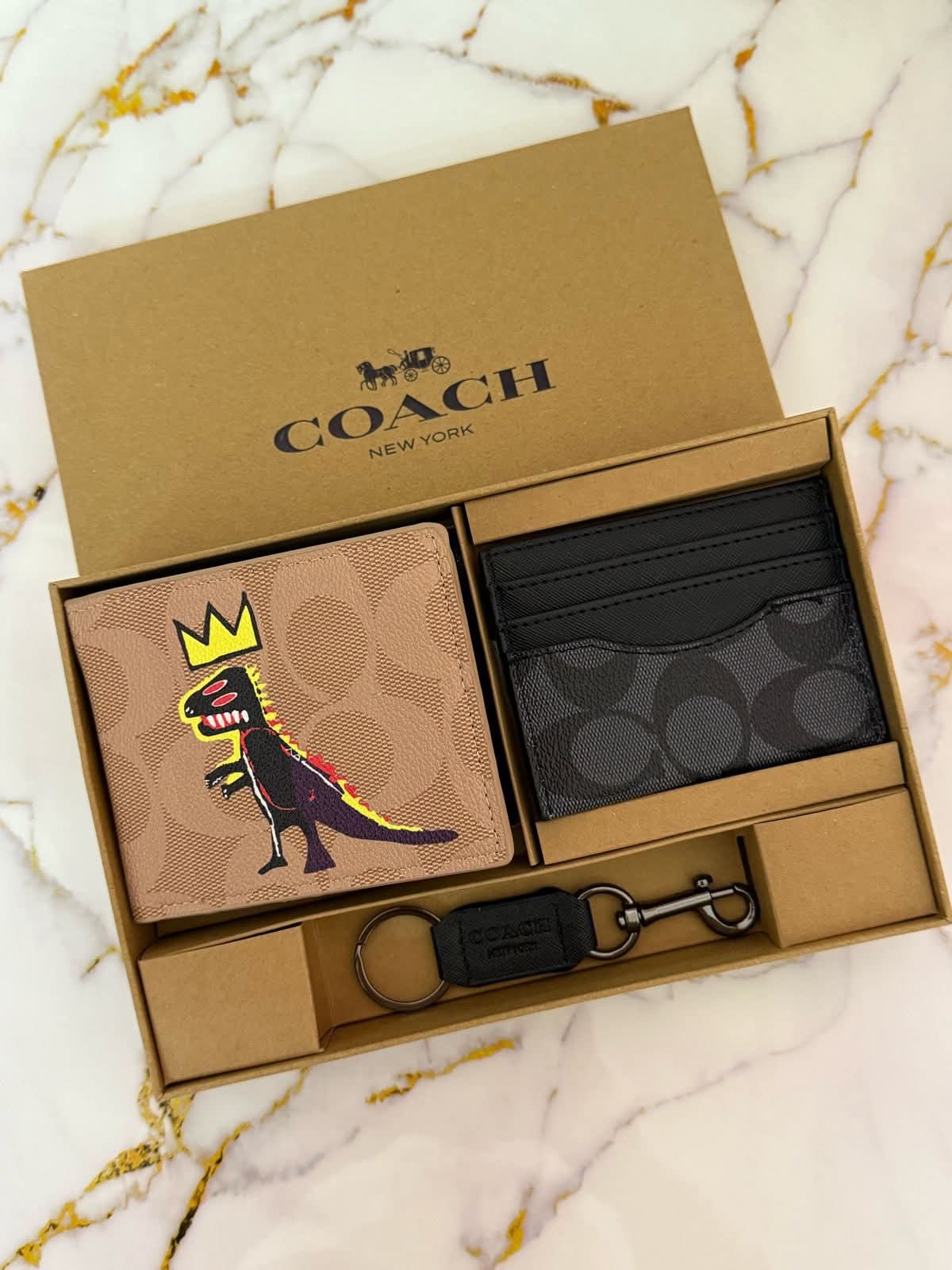 TRIO CARTERA COACH CABALLERO 12