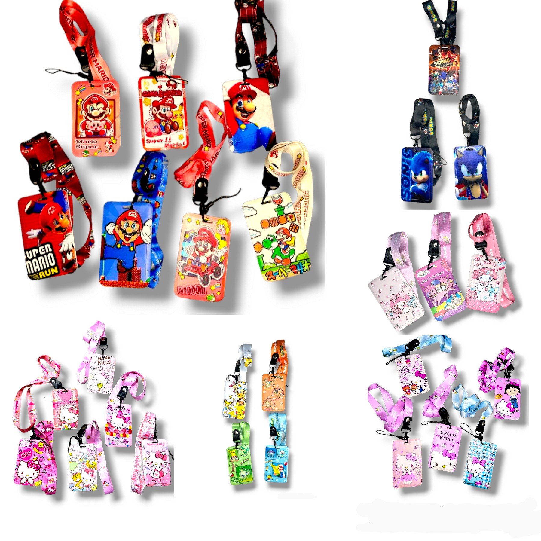 TARJETERO PORTA GAFETE VARIOS PERSONAJES